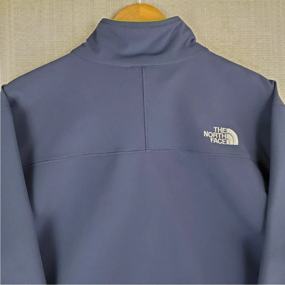 THE NORTH FACE Apex Bionic Softshell Full Zip Blue Jacket Coat - Size XL